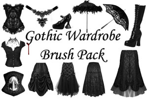 Gothic Wardrobe Brush Pack