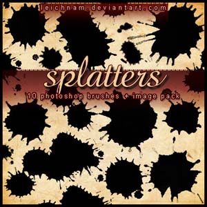 Splatters Brushes