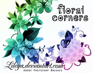Floral corners